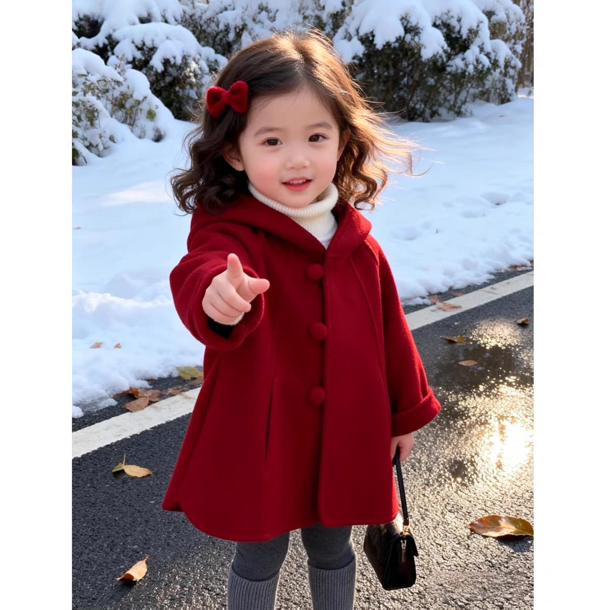Winter Clothing Baby - Girls Wool Coat Autumn Winter New