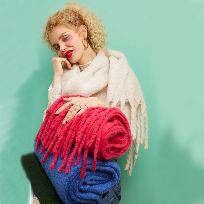Cashmere Scarf Wrap - Nhà Thiết Kế Thương Hiệu Nữ