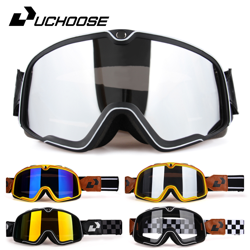 Snow Goggle Uv - Bicycle Goggles Leather Windshield Goggles Motorcycle