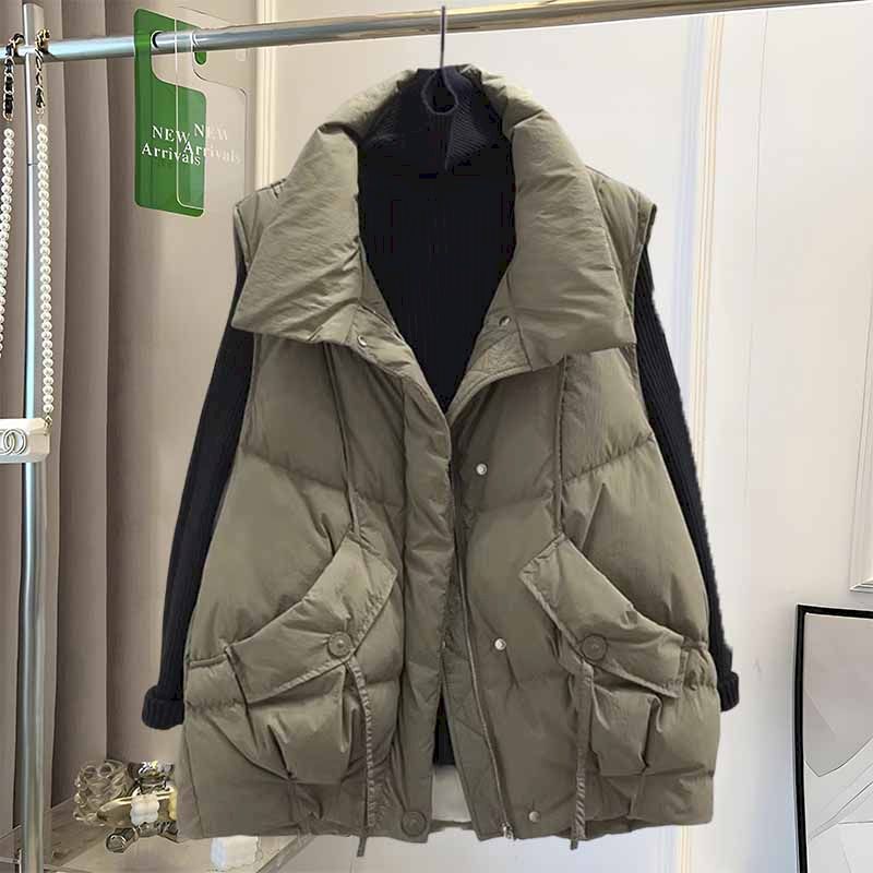Down Vest Ultralight - Thời Trang Hàn Quốc Trắng Vịt
