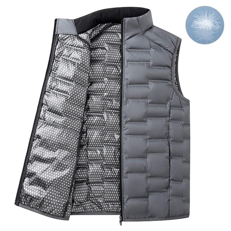 Men Winter New White Duck Down - đánh giá và giá Down Vest Ultralight