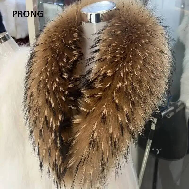 Natural Raccoon Fur Collar Rea - đánh giá và giá Winter Clothing Clearance