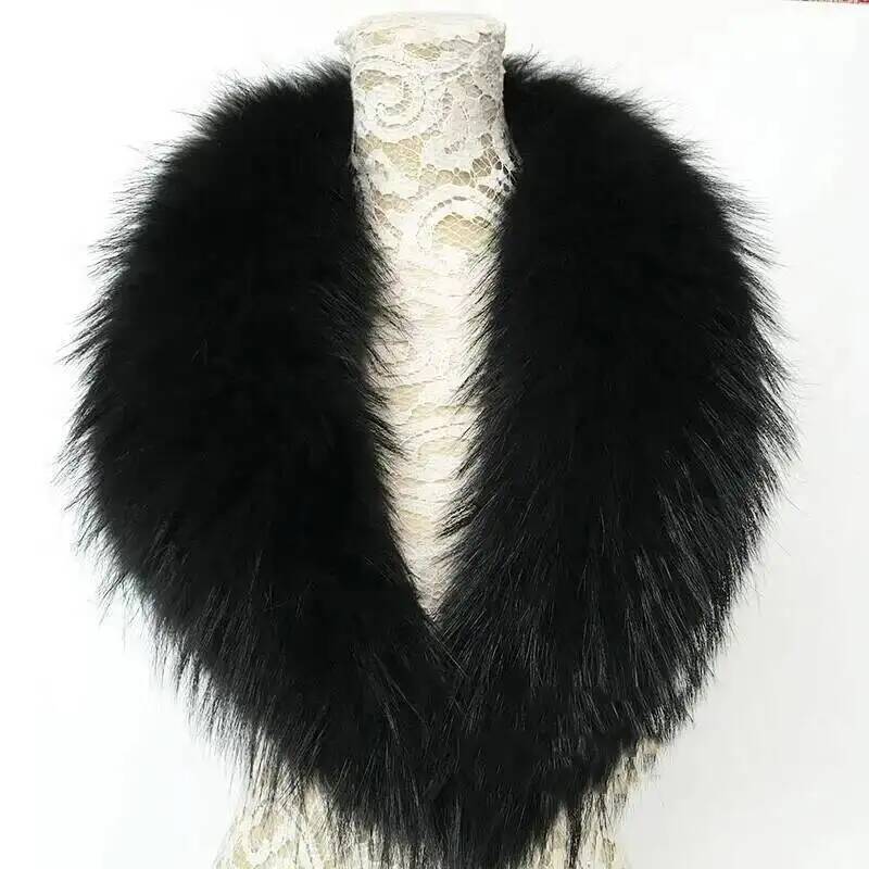 Natural Raccoon Fur Collar Rea - đánh giá và giá Winter Clothing Clearance