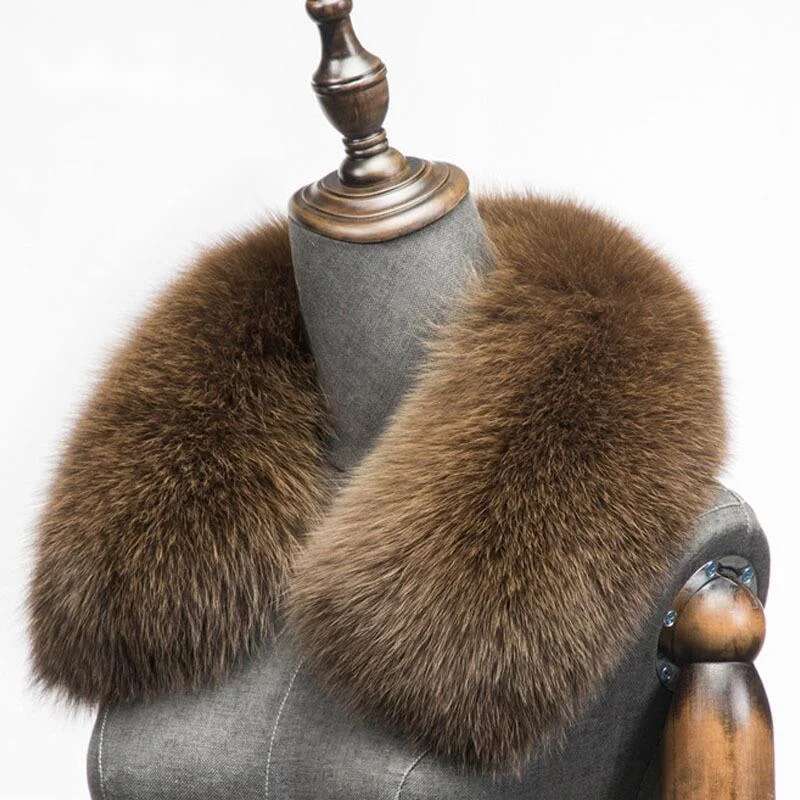 Winter Natural Fox Fur Scarf S - đánh giá và giá Winter Clothing Clearance