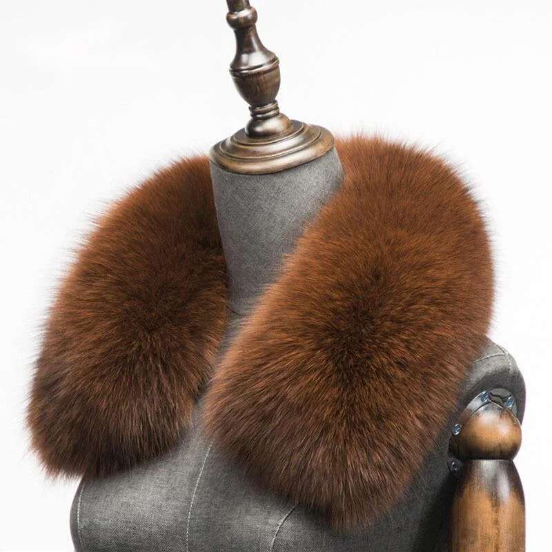 Winter Natural Fox Fur Scarf S - đánh giá và giá Winter Clothing Clearance