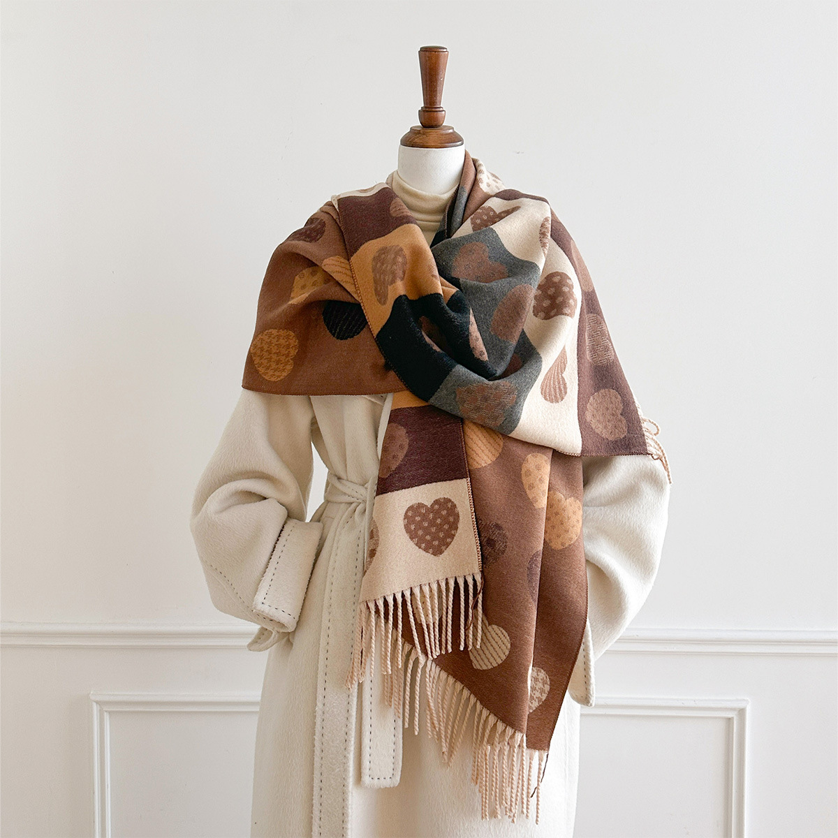 Women Imitation Cashmere Scarf - đánh giá và giá Cashmere Scarf Wrap