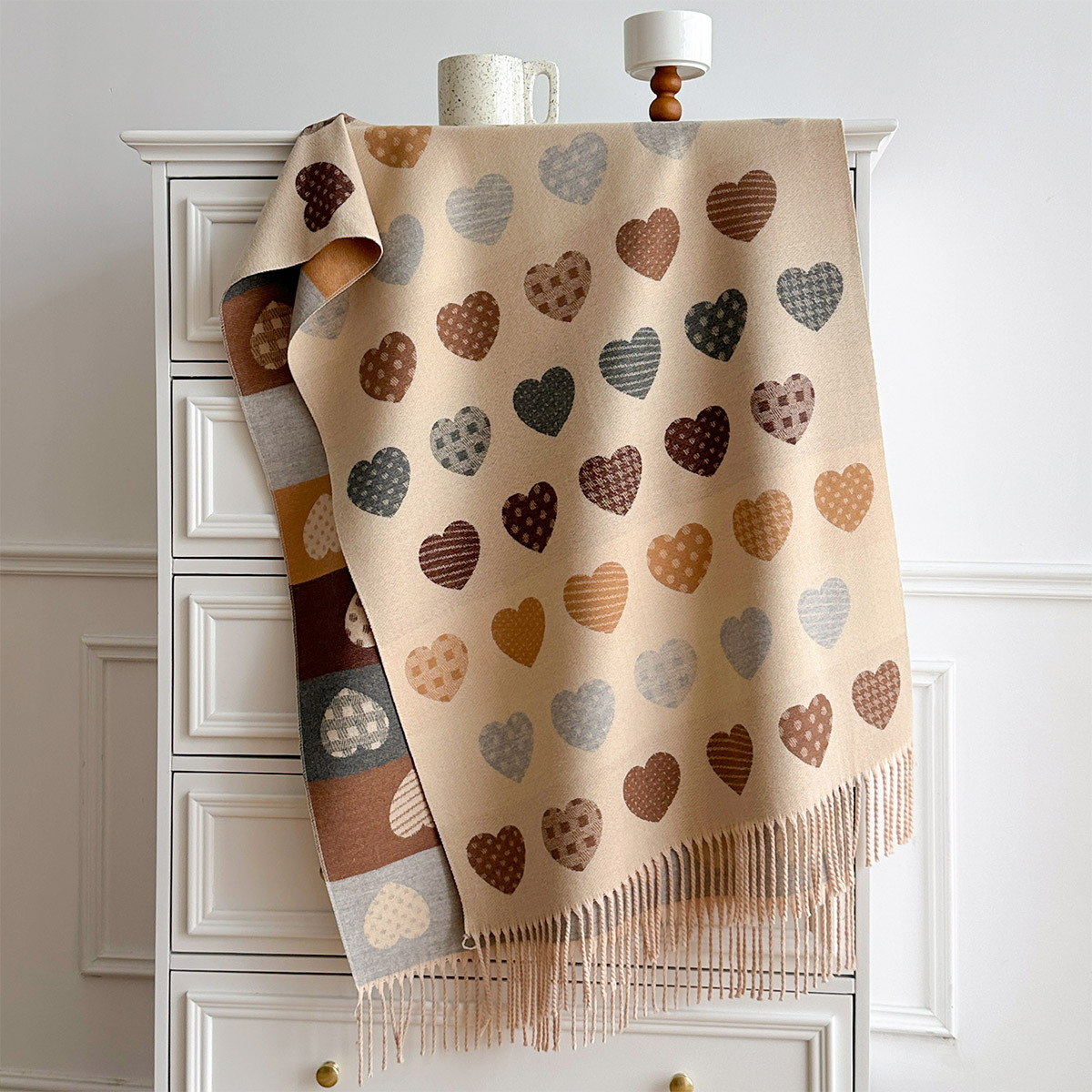 Women Imitation Cashmere Scarf - đánh giá và giá Cashmere Scarf Wrap
