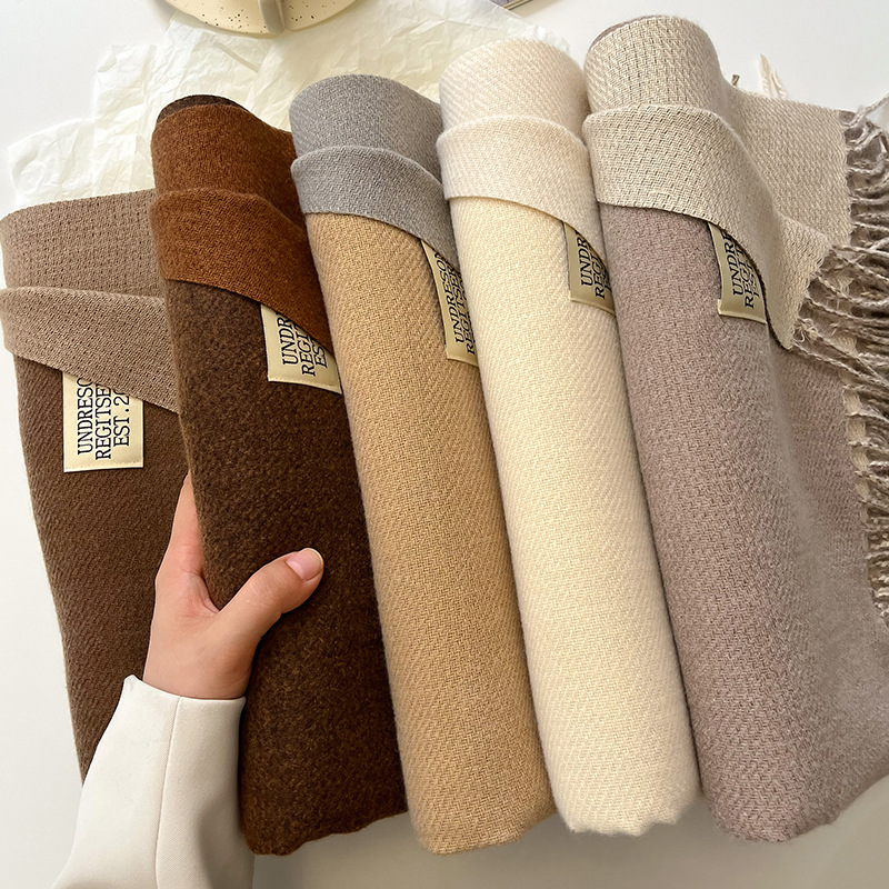 Fashion Solid Cashmere Warm Sc - đánh giá và giá Cashmere Scarf Wrap