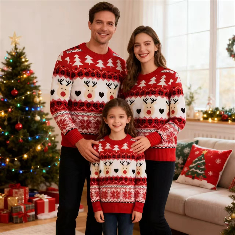 Christmas Family Sweaters Pare - đánh giá và giá Winter Clothing For Kids