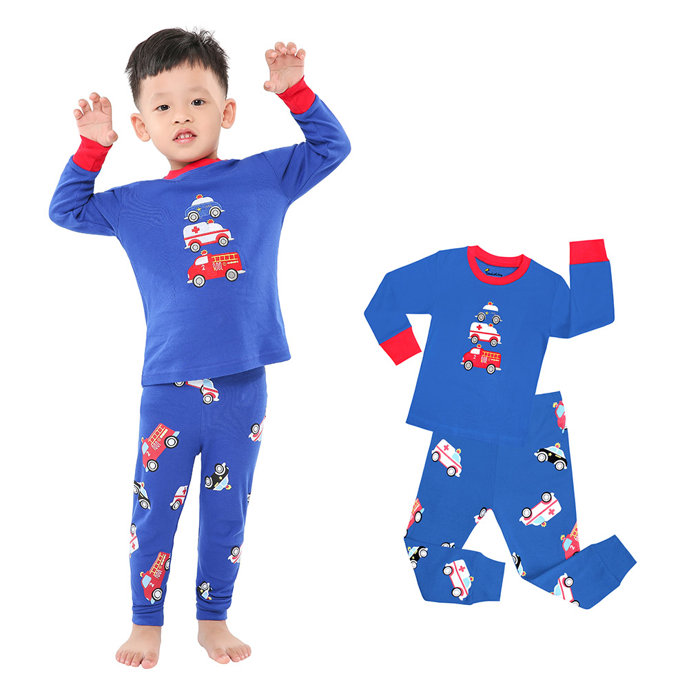 100 Cotton Boys Pajamas Sets 2 - đánh giá và giá Winter Clothing For Toddlers