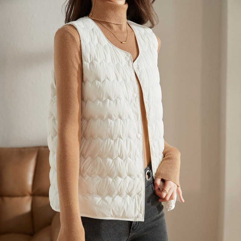 Ultra Light White Duck Down Ve - đánh giá và giá Down Vest Ultralight