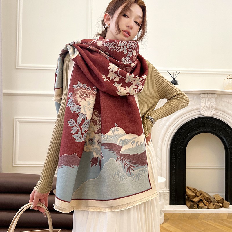 Fashion Winter New Warm Cashme - đánh giá và giá Cashmere Scarf Wrap