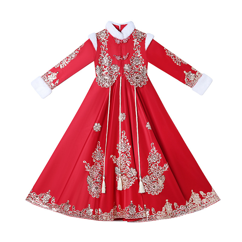 Girls Red Chinese New Year Clo - đánh giá và giá Winter Clothing For Kids