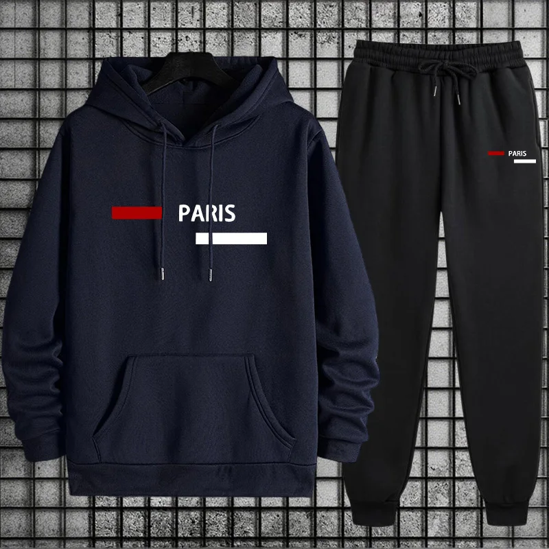 Men's Tracksuit Casual Hooded  - đánh giá và giá Winter Clothing Clearance