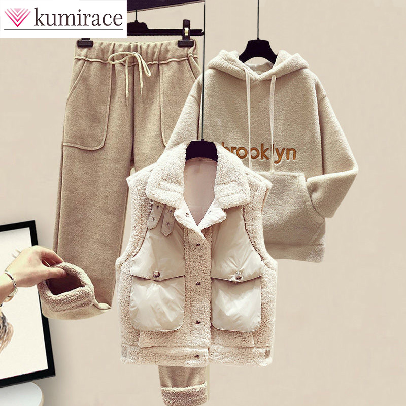 Three-Piece Cotton Coat and Ve - đánh giá và giá Winter Clothing Factory Outlet