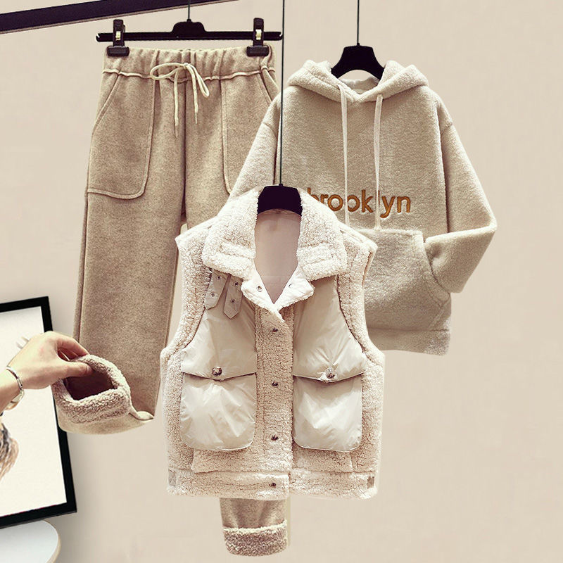 Three-Piece Cotton Coat and Ve - đánh giá và giá Winter Clothing Factory Outlet