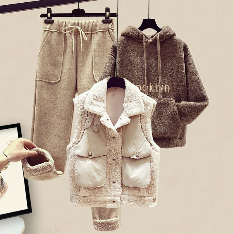 Three-Piece Cotton Coat and Ve - đánh giá và giá Winter Clothing Factory Outlet