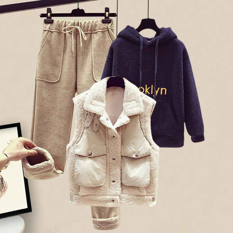 Three-Piece Cotton Coat and Ve - đánh giá và giá Winter Clothing Factory Outlet