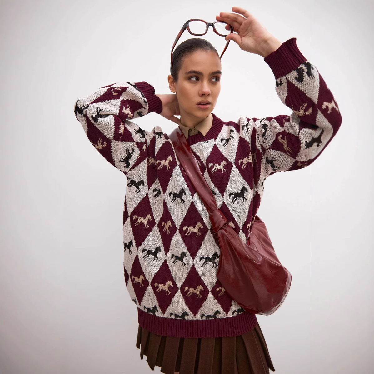 Zekye Knitwear Crew Neck Sweat - đánh giá và giá Winter Clothing Factory Outlet