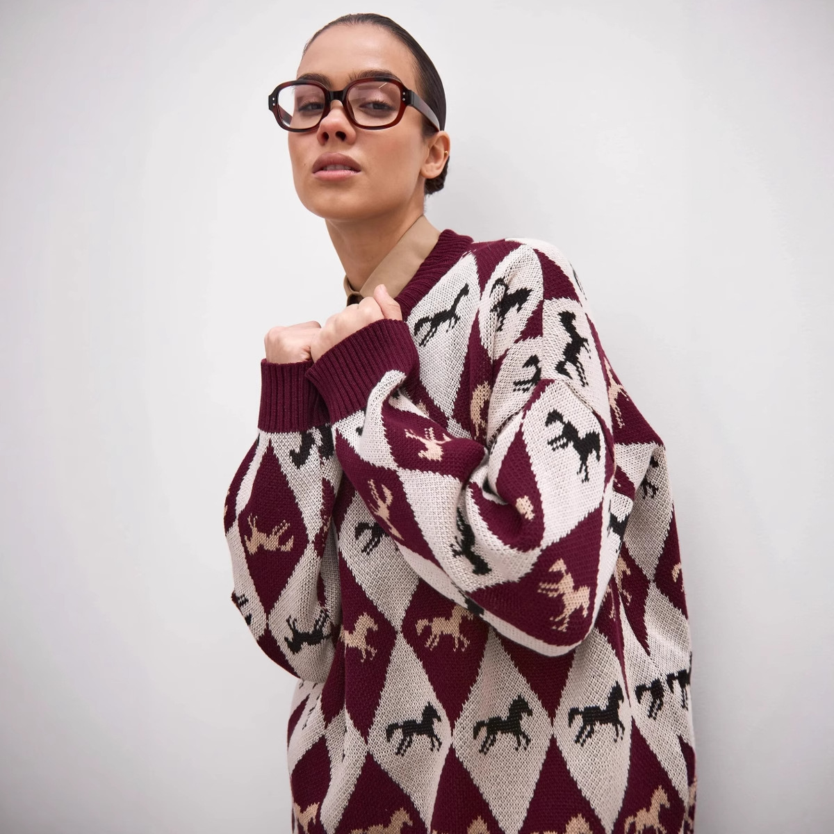 Zekye Knitwear Crew Neck Sweat - đánh giá và giá Winter Clothing Factory Outlet